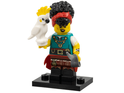 LEGO Pirate Quartermaster, Series 27 (Complete Set with Stand and Accessories) (col27-10) set