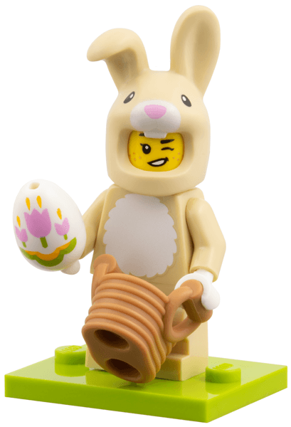 LEGO Cute Bunny Costume Fan, Series 28 (Complete Set with Stand and Accessories) (col28-10) set, 2026