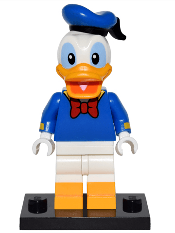 LEGO Donald Duck, Disney, Series 1 (Complete Set with Stand and Accessories) (coldis-10) set, 2016