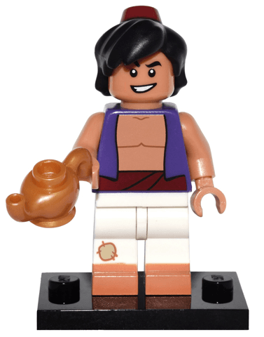LEGO Aladdin, Disney, Series 1 (Complete Set with Stand and Accessories) (coldis-4) set, 2016