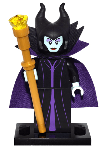 LEGO Maleficent, Disney, Series 1 (Complete Set with Stand and Accessories) (coldis-6) set, 2016