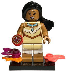 LEGO Pocahontas, Disney 100 (Complete Set with Stand and Accessories) (coldis100-12) set
