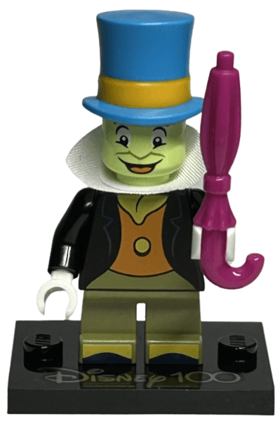 LEGO Jiminy Cricket, Disney 100 (Complete Set with Stand and Accessories) (coldis100-3) set, 2023