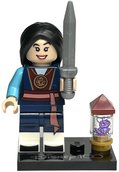 LEGO Mulan, Disney 100 (Complete Set with Stand and Accessories) (coldis100-9) set, 2023