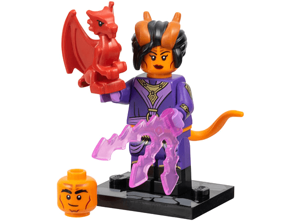 LEGO Tiefling Sorcerer, Dungeons & Dragons (Complete Set with Stand and Accessories) (coldnd-3) set, 2024