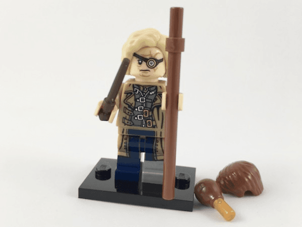 LEGO Mad-Eye Moody (Barty Crouch Jr. Transformation), Harry Potter, Series 1 (Complete Set with Stand and Accessories) (colhp-14) set, 2018