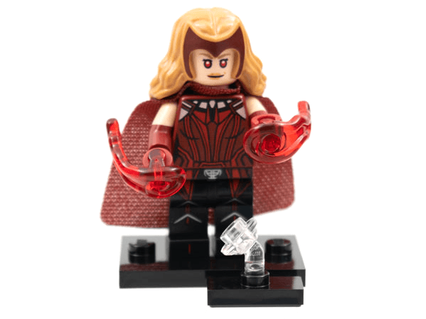 LEGO The Scarlet Witch, Marvel Studios, Series 1 (Complete Set with Stand and Accessories) (colmar-1) set, 2021