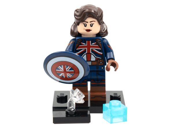 LEGO Captain Carter, Marvel Studios, Series 1 (Complete Set with Stand and Accessories) (colmar-10) set, 2021