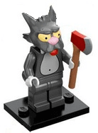 LEGO Scratchy, The Simpsons, Series 1 (Complete Set with Stand and Accessories) (colsim-14) set, 2014