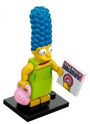LEGO Marge Simpson, The Simpsons, Series 1 (Complete Set with Stand and Accessories) (colsim-3) set, 2014