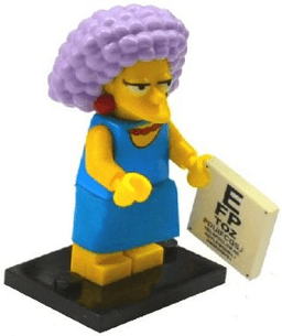 Selma, The Simpsons, Series 2 (Complete Set with Stand and Accessories)
