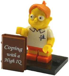 LEGO Martin Prince, The Simpsons, Series 2 (Complete Set with Stand and Accessories) (colsim2-8) set, 2015