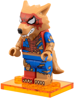 LEGO Peter Parker / Werewolf Spider-Man, Spider-Man Across the Spider-Verse (Complete Set with Stand and Accessories) (colspi-12) set