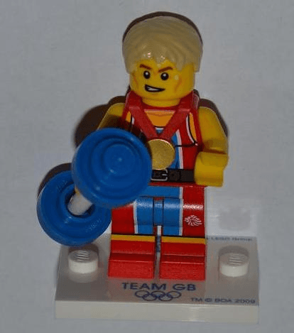 Wondrous Weightlifter, Team GB (Complete Set with Stand and Accessories)