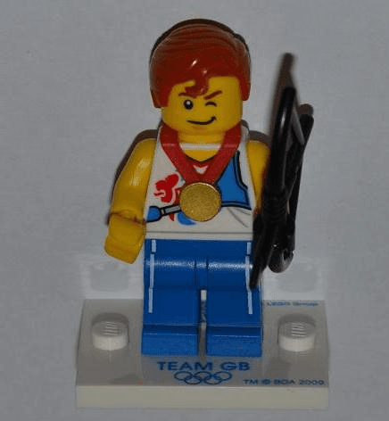LEGO Agile Archer, Team GB (Complete Set with Stand and Accessories) (coltgb-9) set, 2012