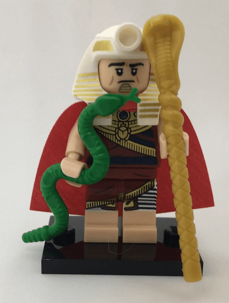 LEGO King Tut, The LEGO Batman Movie, Series 1 (Complete Set with Stand and Accessories) (coltlbm-19) set, 2017