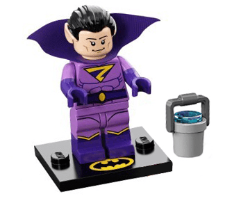 LEGO Wonder Twin Zan, The LEGO Batman Movie, Series 2 (Complete Set with Stand and Accessories) (coltlbm2-14) set, 2018