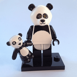 LEGO Panda Guy, The LEGO Movie (Complete Set with Stand and Accessories) (coltlm-15) set, 2014