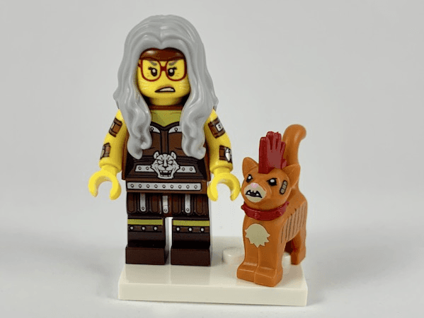 LEGO Sherry Scratchen-Post & Scarfield, The LEGO Movie 2 (Complete Set with Stand and Accessories) (coltlm2-6) set, 2019