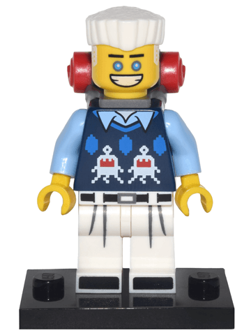 LEGO Zane, The LEGO Ninjago Movie (Complete Set with Stand and Accessories) (coltlnm-10) set, 2017