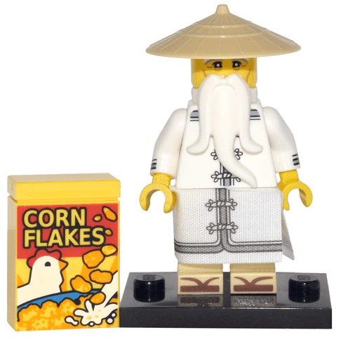LEGO Master Wu, The LEGO Ninjago Movie (Complete Set with Stand and Accessories) (coltlnm-4) set, 2017