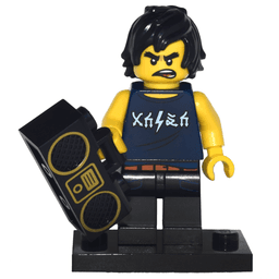 Cole, The LEGO Ninjago Movie (Complete Set with Stand and Accessories)