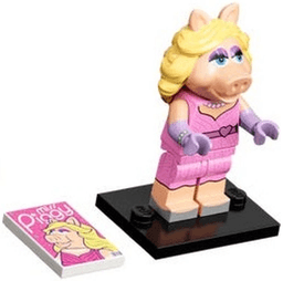 LEGO Miss Piggy, The Muppets (Complete Set with Stand and Accessories) (coltm-6) set