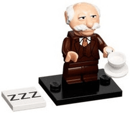 LEGO Waldorf, The Muppets (Complete Set with Stand and Accessories) (coltm-9) set