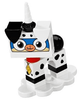 LEGO Dalmatian Puppycorn, Unikitty!, Series 1 (Complete Set with Stand) (coluni1-6) set, 2018