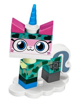 LEGO Camouflage Unikitty, Unikitty!, Series 1 (Complete Set with Stand) (coluni1-8) set