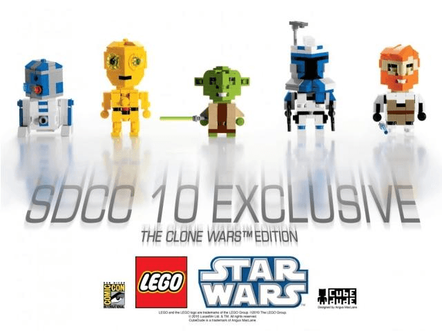 LEGO CubeDude - The Clone Wars Edition - San Diego Comic-Con 2010 Exclusive (comcon012-1) set, 2010