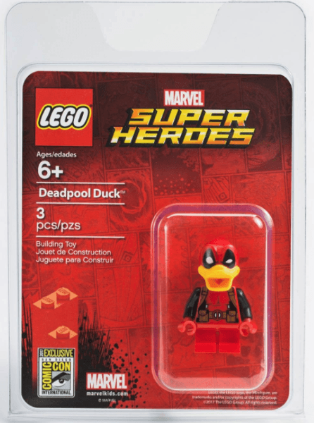 LEGO Deadpool Duck - San Diego Comic-Con 2017 Exclusive blister pack (comcon053-1) set, 2017