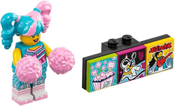 LEGO Cotton Candy Cheerleader, Vidiyo Bandmates, Series 1 (Complete Set with Stand and Accessories) (vidbm01-10) set