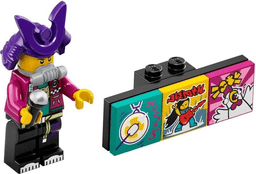 LEGO Samurapper, Vidiyo Bandmates, Series 1 (Complete Set with Stand and Accessories) (vidbm01-2) set