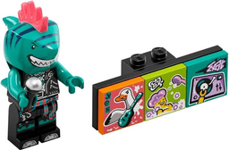 LEGO Shark Singer, Vidiyo Bandmates, Series 1 (Complete Set with Stand and Accessories) (vidbm01-3) set