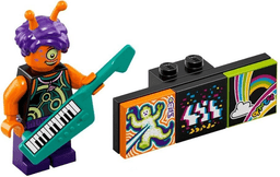 LEGO Alien Keytarist, Vidiyo Bandmates, Series 1 (Complete Set with Stand and Accessories) (vidbm01-9) set