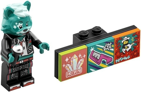LEGO Puppy Singer, Vidiyo Bandmates, Series 2 (Complete Set with Stand and Accessories) (vidbm02-2) set, 2021