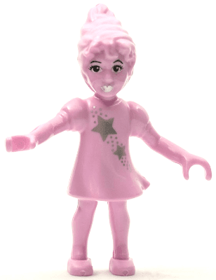 Belville Fairy - Bright Pink with Stars Pattern (4284958)