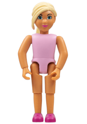 Belville Female, Child Girl (Princess) - Bright Pink Top, Light Yellow Hair, Magenta Shoes (4285919)