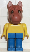 Fabuland Horse - Henry Horse, Brown Head