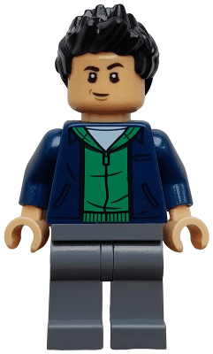Kenji Kon - Dark Blue Jacket over Green Hoodie