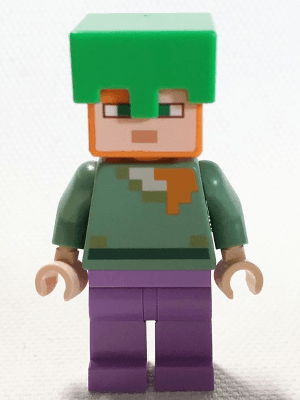Alex - Medium Lavender Legs, Bright Green Helmet