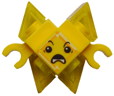 Kryptomite - Yellow, Small Crystals, Hands