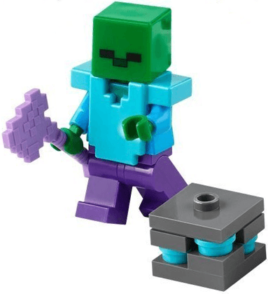 Advent Calendar 2025, Minecraft (Day 20) - Zombie with Enchanted Axe