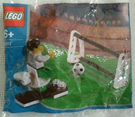 Soccer Player with Goal polybag