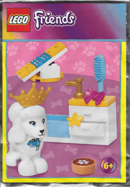 Poodle in Dog Parlor foil pack