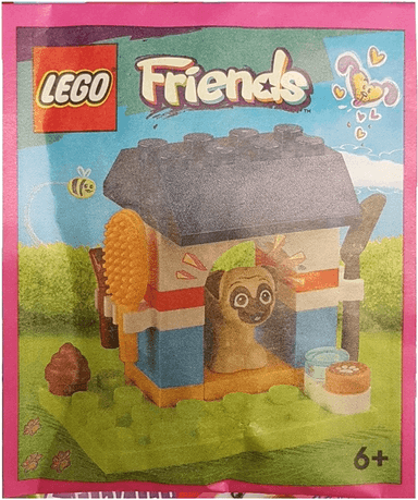 Pug with Doghouse paper bag