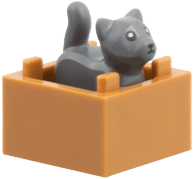 Advent Calendar 2025, City (Day 11) - Kitten with Box