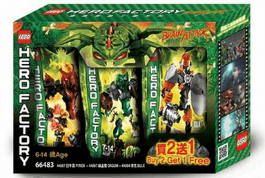 Hero Factory Bundle Pack (Sets 44001, 44004, and 44007)