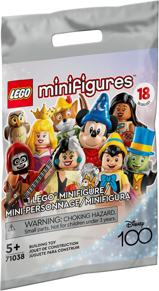 Minifigure, Disney 100 (Complete Random Set of 1 Minifigure)